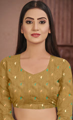 Majesty Orange Color Soft Silk Saree