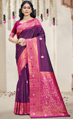 Ideal Sky Blue Color Soft Silk Saree