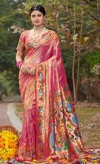 The Timeless Elegance of Pink Paithani Silk Sarees