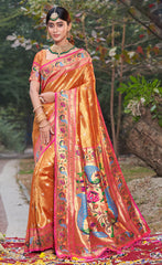 The Timeless Elegance of Pink Paithani Silk Sarees
