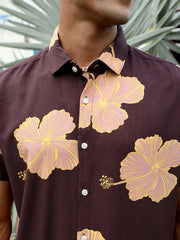 Hibiscus Print Shirt