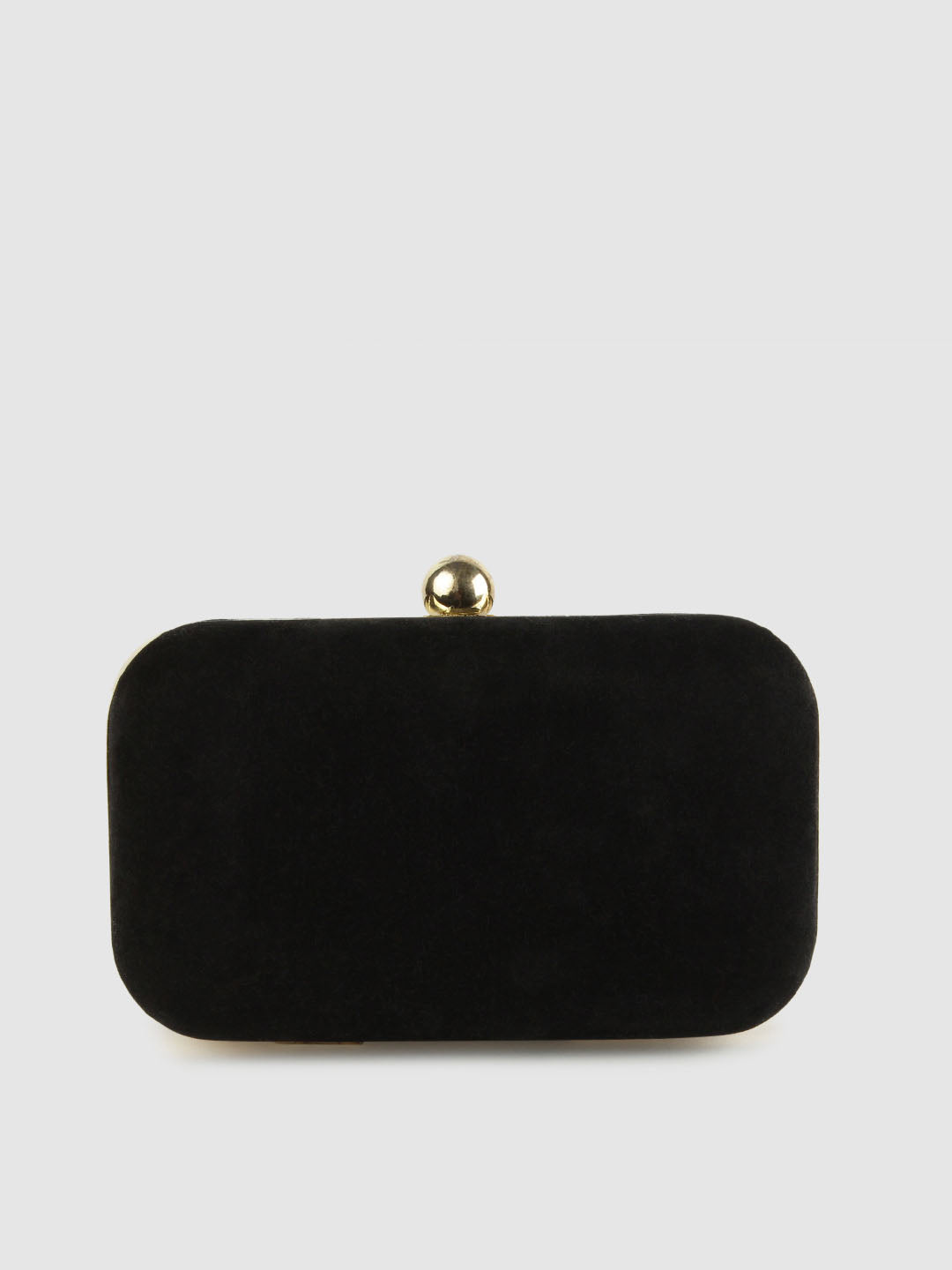 Black Gold Box Clutch
