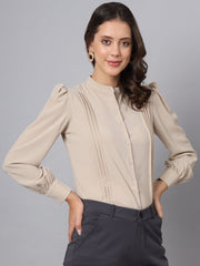 womens pleated formal shirts 4