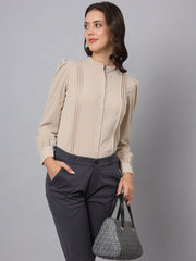 womens pleated formal shirts 4