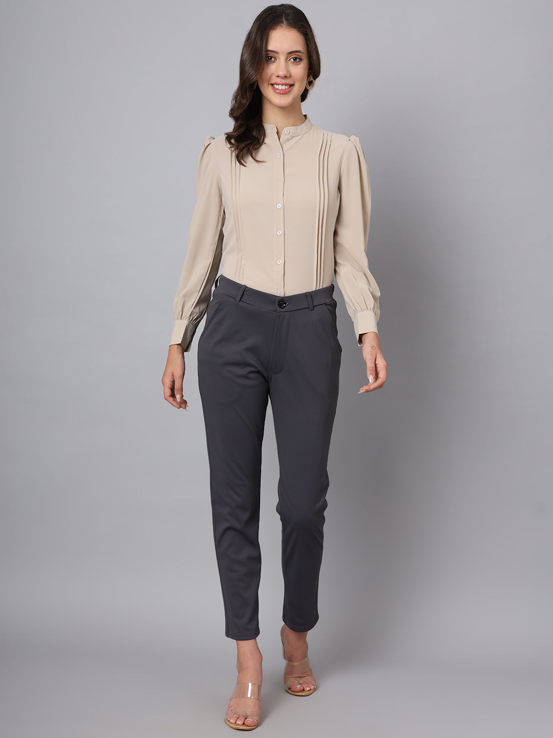womens pleated formal shirts 4