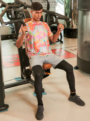 Abstract Activewear T-Shirt