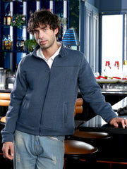 Panel-Stitch Knit Jacket