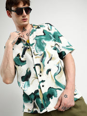 Oversized Swirl Strokes Shirt