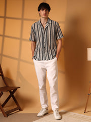 Multitrack Knit Oversized Shirt