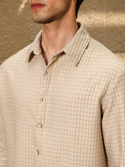 Quad-Tactile Oversized Shirt