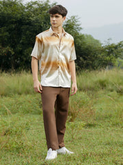 Ombre Sheen Oversized Shirt