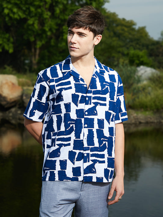 Imprint Oversized Shirt
