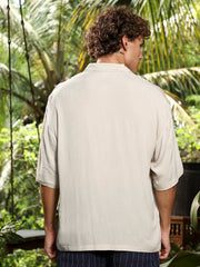 Crinkled Oversized Shirt