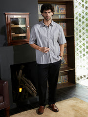 Unbalanced-Ridge Oversized Shirt