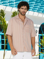 Unbalanced-Ridge Oversized Shirt