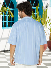 Unbalanced-Ridge Oversized Shirt