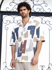 Bristle-Chaos Oversized Shirt