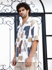 Bristle-Chaos Oversized Shirt