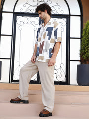 Bristle-Chaos Oversized Shirt