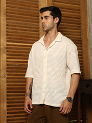 Oval-Tactile Knit Shirt