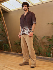 Abstract-Ombre Oversized Shirt