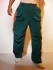 Asymmetrical Parachute Trousers