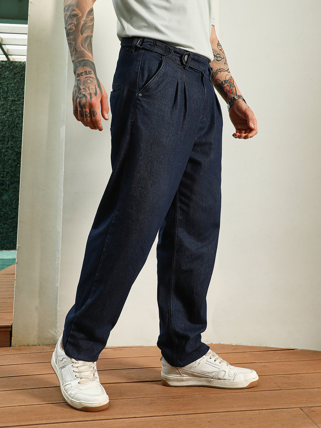 Campus Sutra - Dark Indigo Denim Jeans