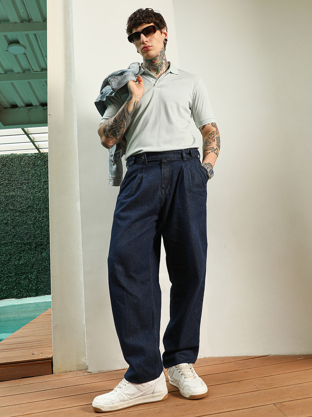 Campus Sutra - Dark Indigo Denim Jeans