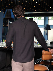 Asymmetrical-Flap Shirt