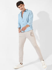 Self-Design Striped Shirt