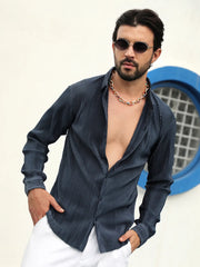 Pleat-Creased Shirt