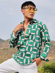 Contrast Block Shirt