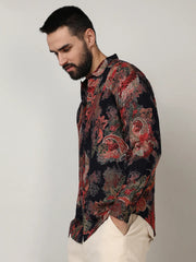 Campus Sutra - Paisley Flora Shirt