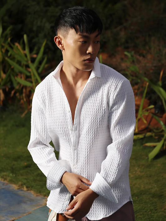 Campus Sutra - Twisted-Creased Shirt
