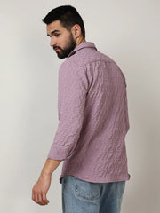 Embossed Geometric Shirt