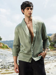 Shawl Collar Shirt