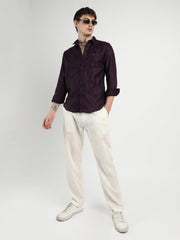 Embroidered One-Lined Shirt