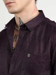 Embroidered One-Lined Shirt