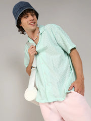 Embroidered Zig-Zag Shirt