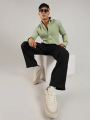 Crinkled-Weave Shirt