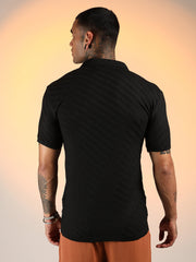 Tilted-Knit Shirt