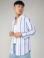 Striped Fringe Shirt