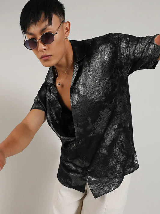 Metallic Ombre Shirt