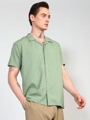 Embroidered Creased Shirt
