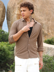 Hive-Textured Shirt