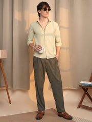 Micro Cubic-Textured Shirt