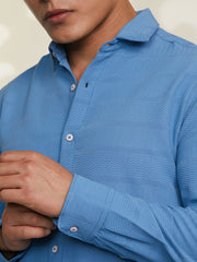 Chevron-Textured Shirt