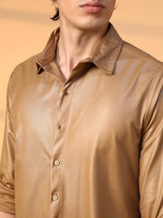 Solid Suede Shirt
