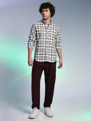 Faded-Checkered Shirt