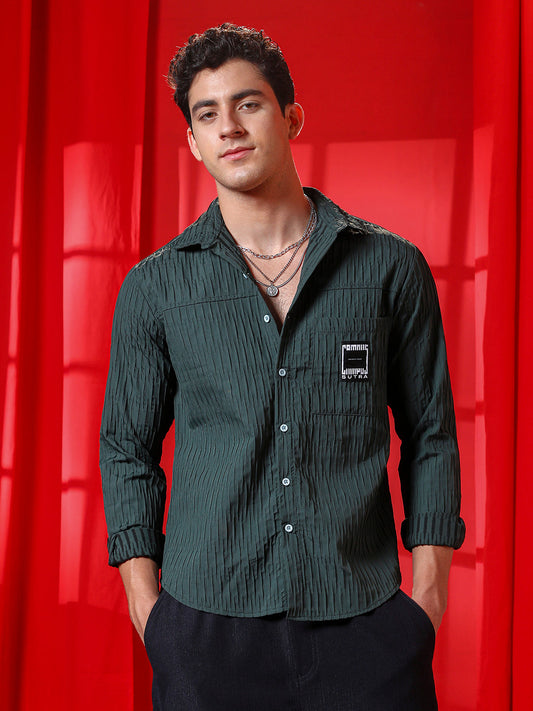 Panelled -Tactile Shirt